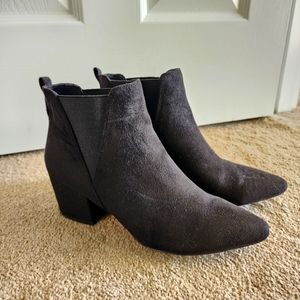 Allegra K faux suede booties sz 8.5